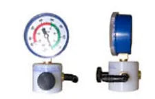 Suction valve and gauge assembled