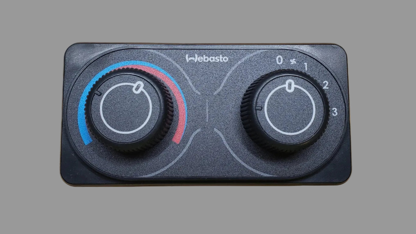 Webasto / Frigiking 5012814C05 Temperature Control Head – 15-Pin A/C & Heat Controller (3-Speed Blower)