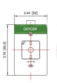 Oxygen Outlet - Faceplate