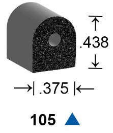 Door Rubber - Braun