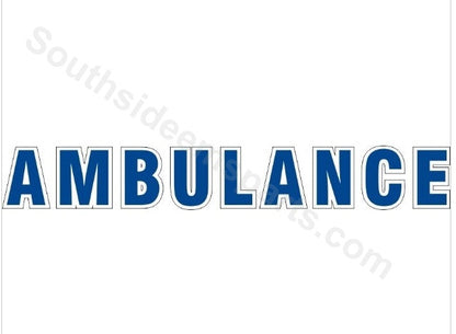 SOL Ambulance Decal 6"