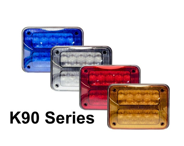K90 Stop / Tail / Turn LED with Colored Lens