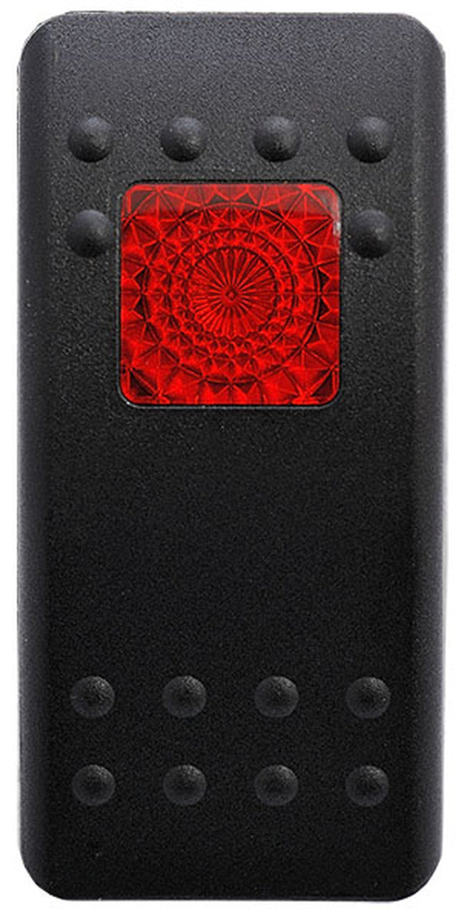 Switch Cap - Black with Red Window