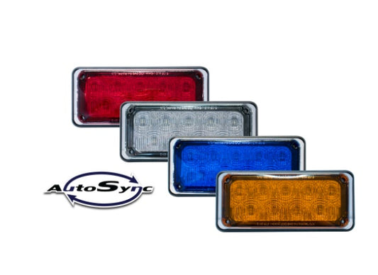 Tecniq LED Lights with Flasher K70 with Colored Lens