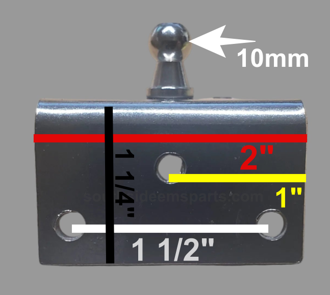 Gas Shock Bracket 90 degree
